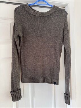 Vintage bench Crewneck Knit Sweater - green with gold